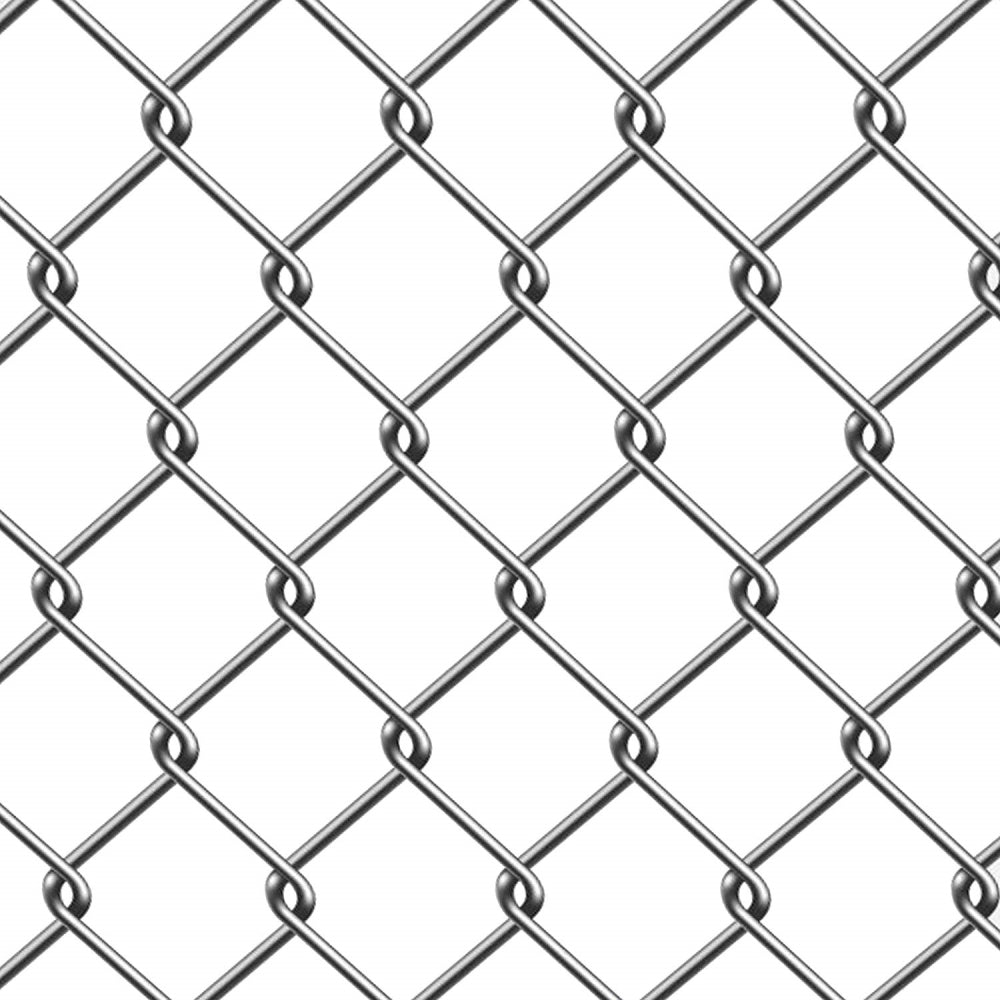 ALEKO CLF115G6X50 Galvanized Steel 6 X 50 Feet Chain Link Fence Fabric, 11.5-AW Gauge