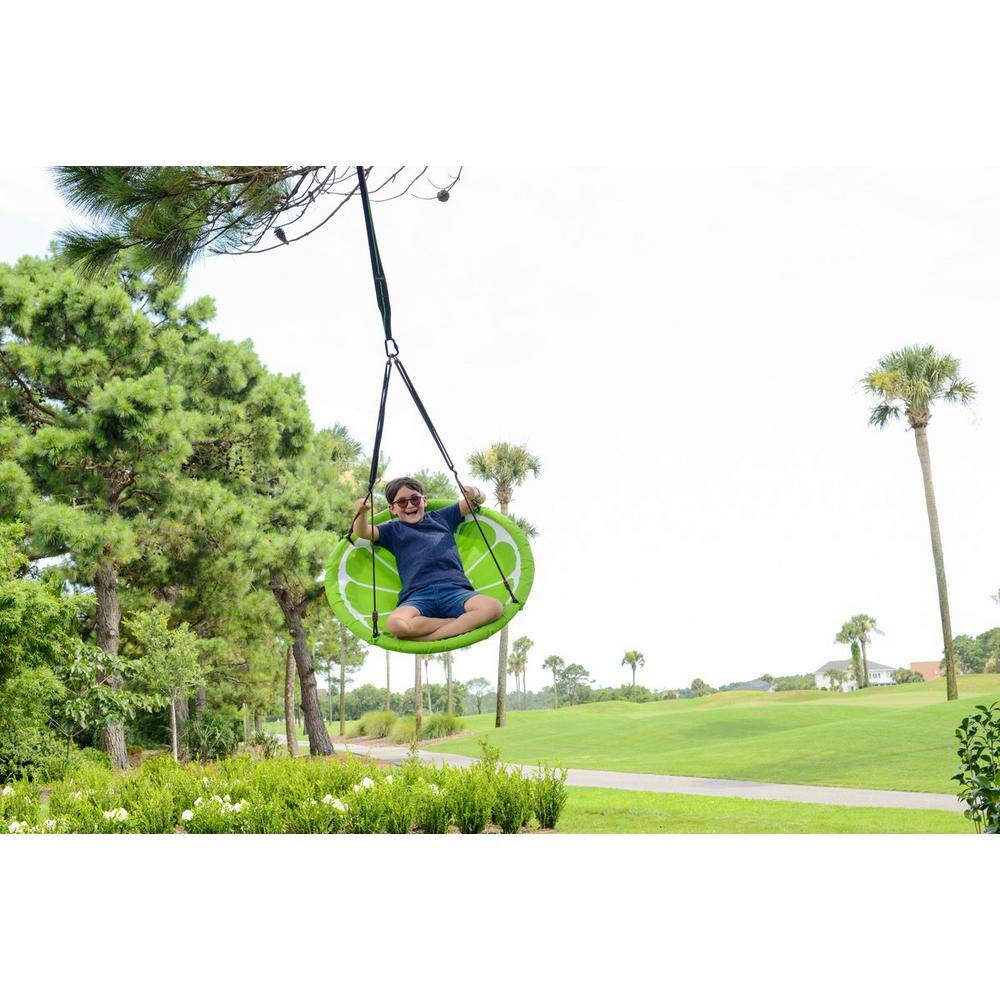 Swurfer Lime Slice 40 in. Round Multi-Person Swing SSW40-0008