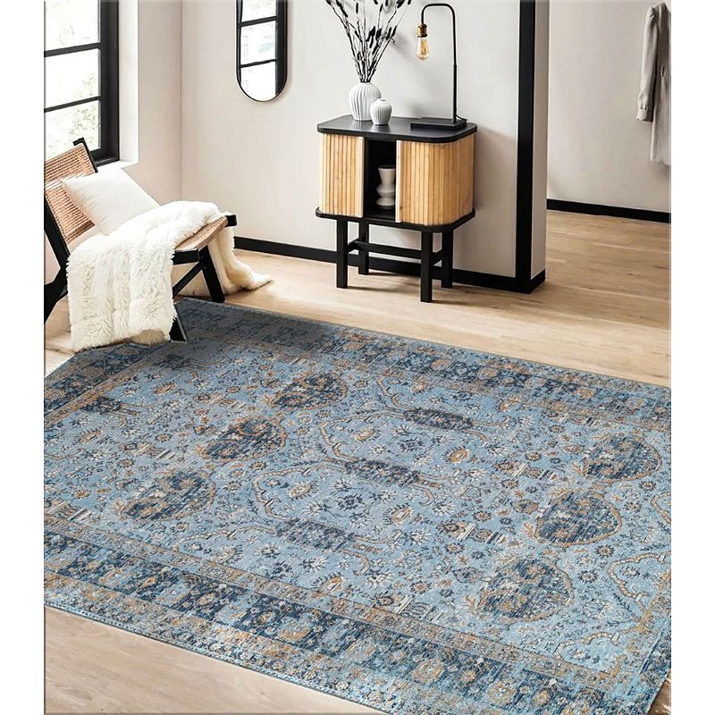 Mother Ruggers Jacquard Serena Rug for Hallway， Living Room， Bedroom， Dining Room， Dorm