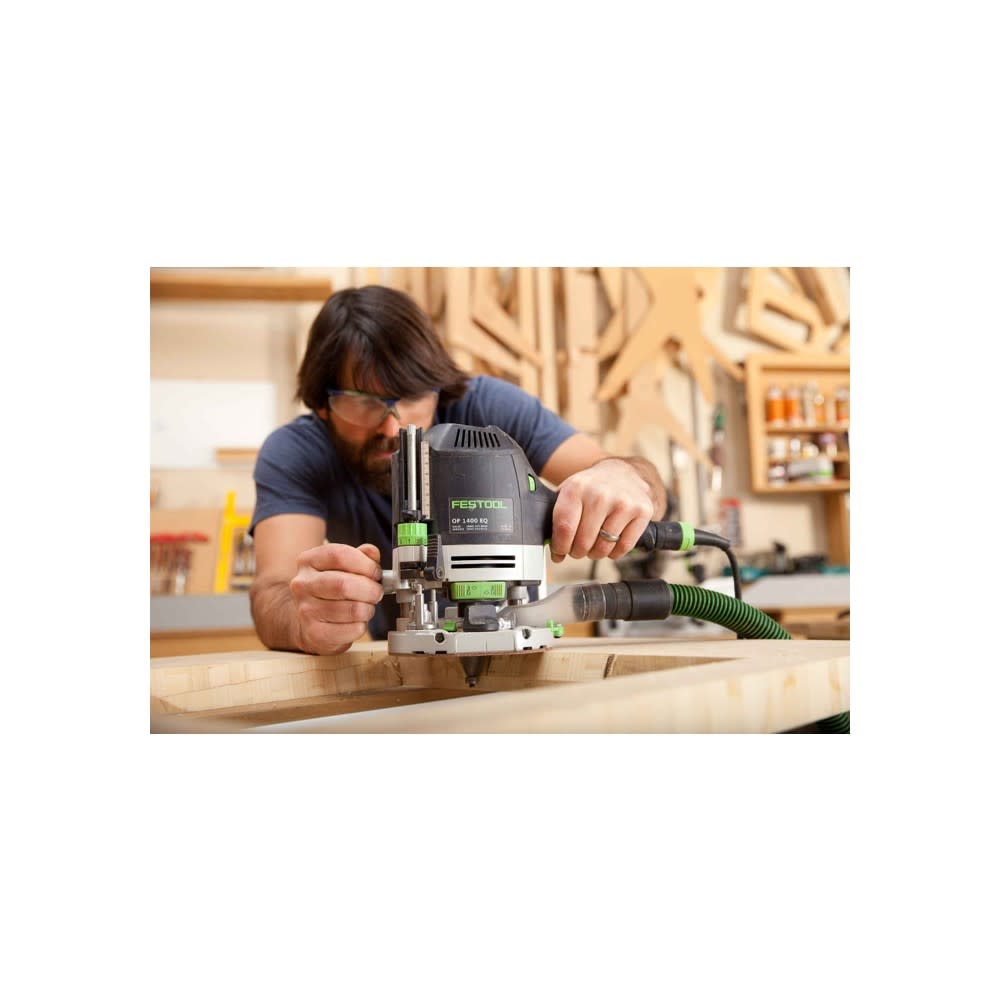 Festool 2 3/4 OF 1400 EQ-F-Plus Plunge Router with Systainer3