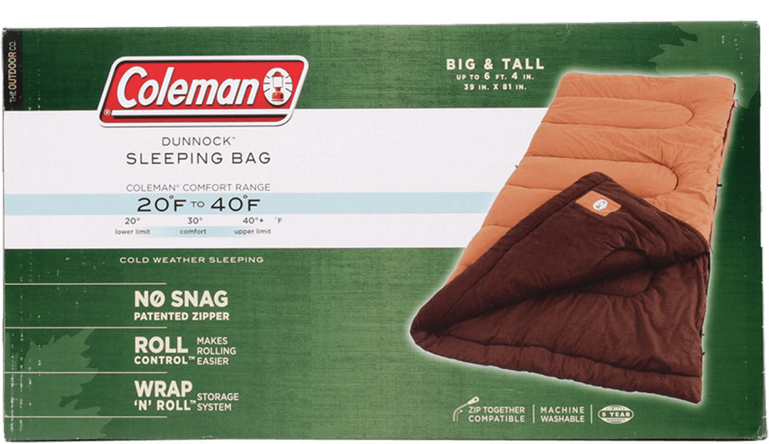 Coleman Dunnock 20 F Rectangle Sleeping Bag