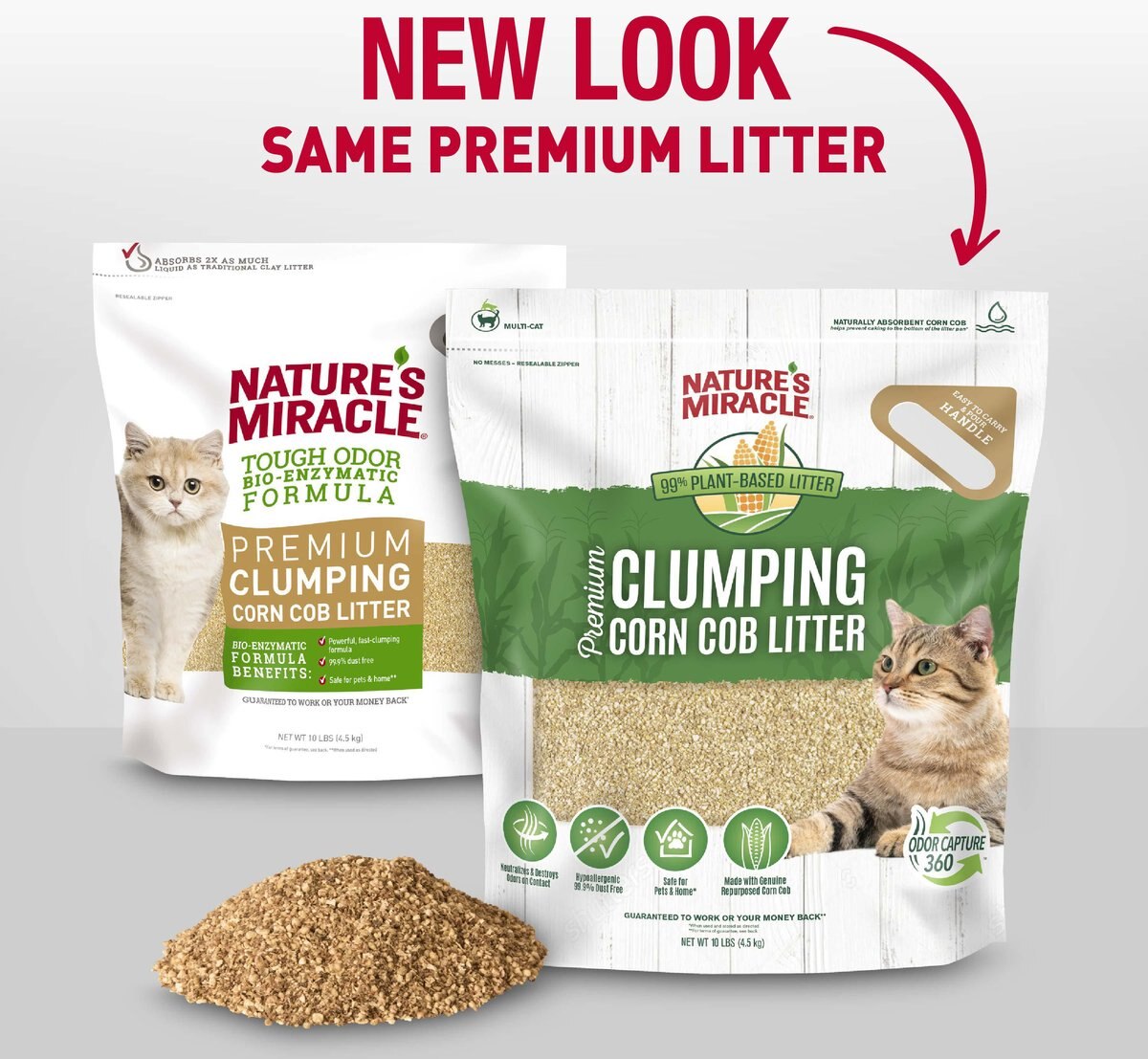 Nature's Miracle Premium Scented Clumping Corn Cat Litter