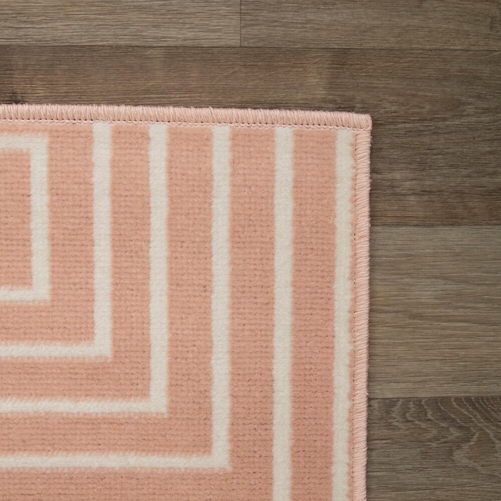Paskal Geometric Striped Indoor/Outdoor Area Rug