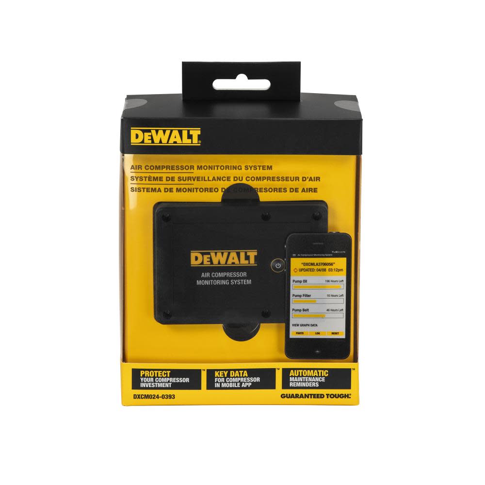 DEWALT Air Compressor Monitoring System