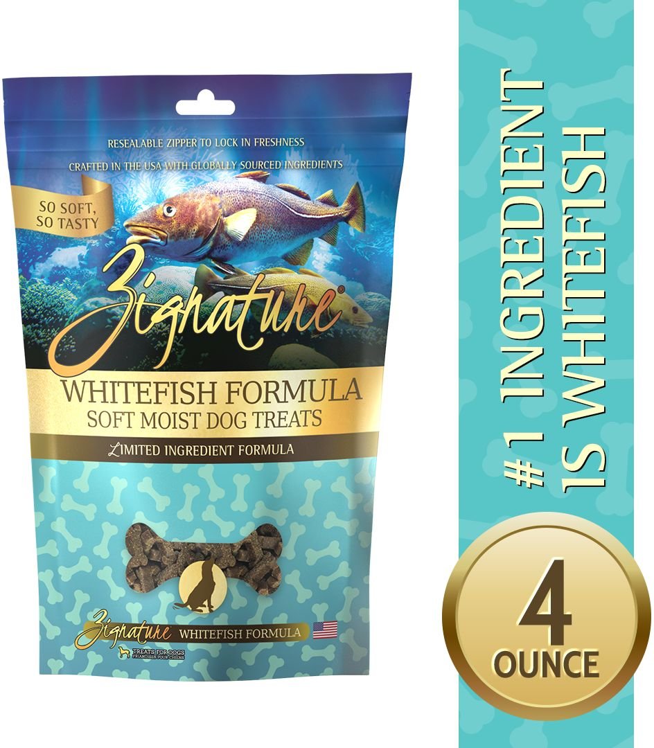 Zignature Whitefish Flavored Soft Dog Treats