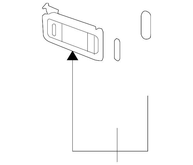 Genuine OE GM Sun-Visor - 22850311