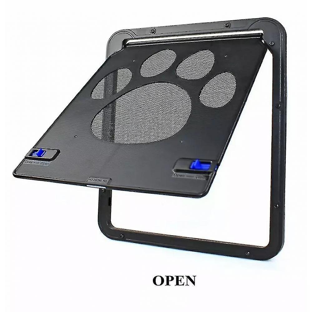 Pet Supplies Dog Paw Print Door Anti-bite Small Dog Cat Screen Door