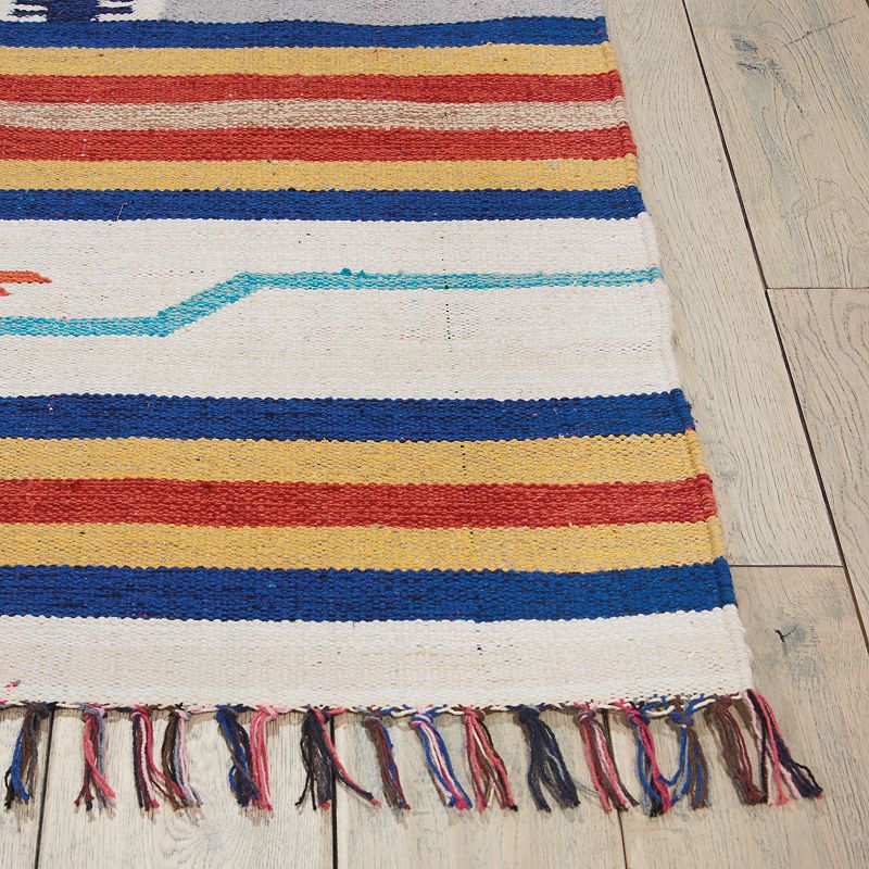 Nourison Baja Kilim Reversible Area Rug