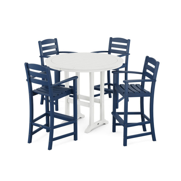 Polywood La Casa Café 5-Piece Bar Dining Set PWS306-1