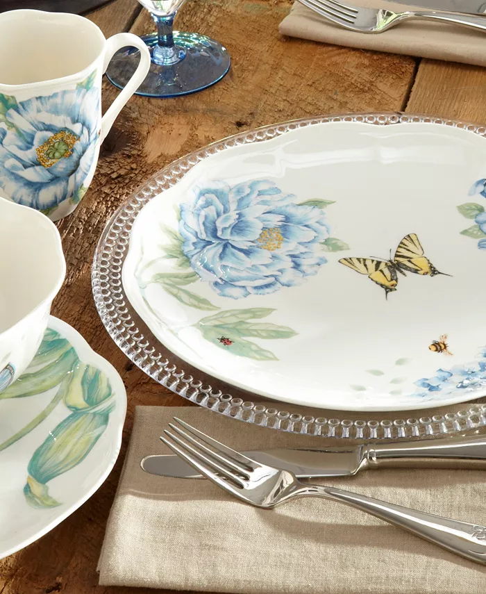 Lenox Dinnerware Butterfly Meadow Blue 4 Piece Place Setting