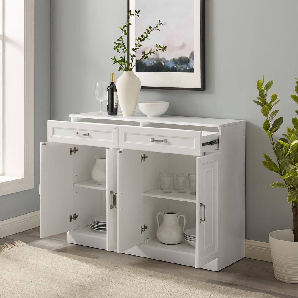 CROSLEY FURNITURE Stanton White Sideboard CF4213-WH