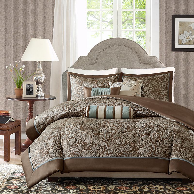 Madison Park Whitman 6-pc. Duvet Cover Set with Throw Pillows