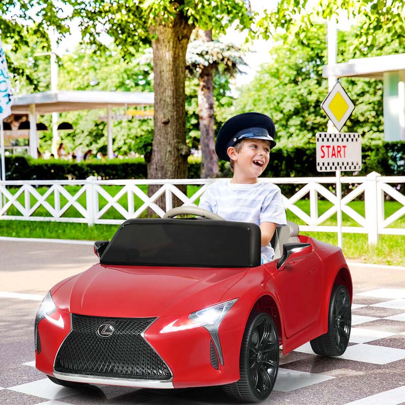 Licensed Lexus LC500 Kids Ride on Car, 12V Battery Powered Electric Vehicle Riding Toy Car with Remote Control