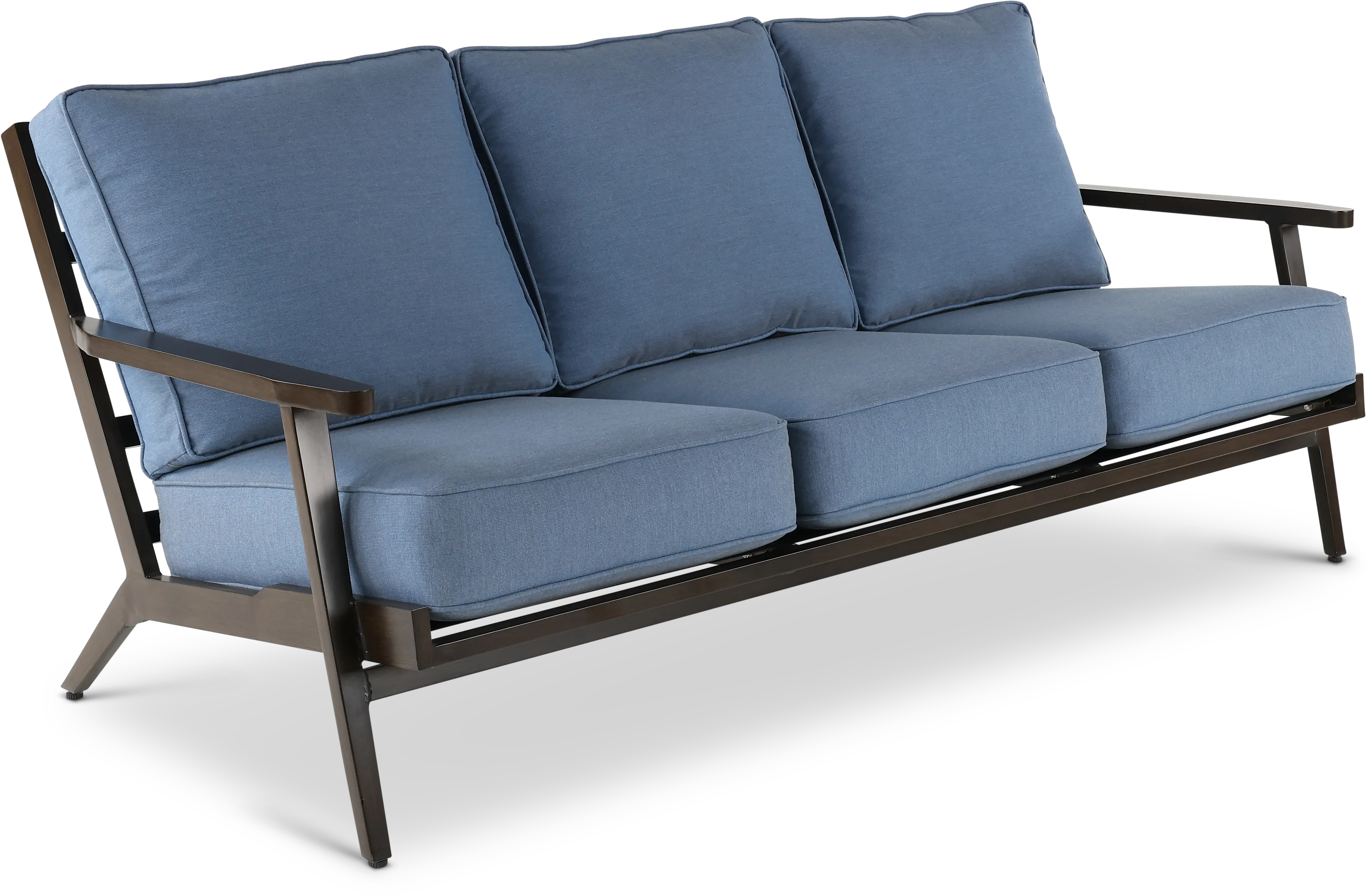 Adeline Denim Blue Patio Sofa