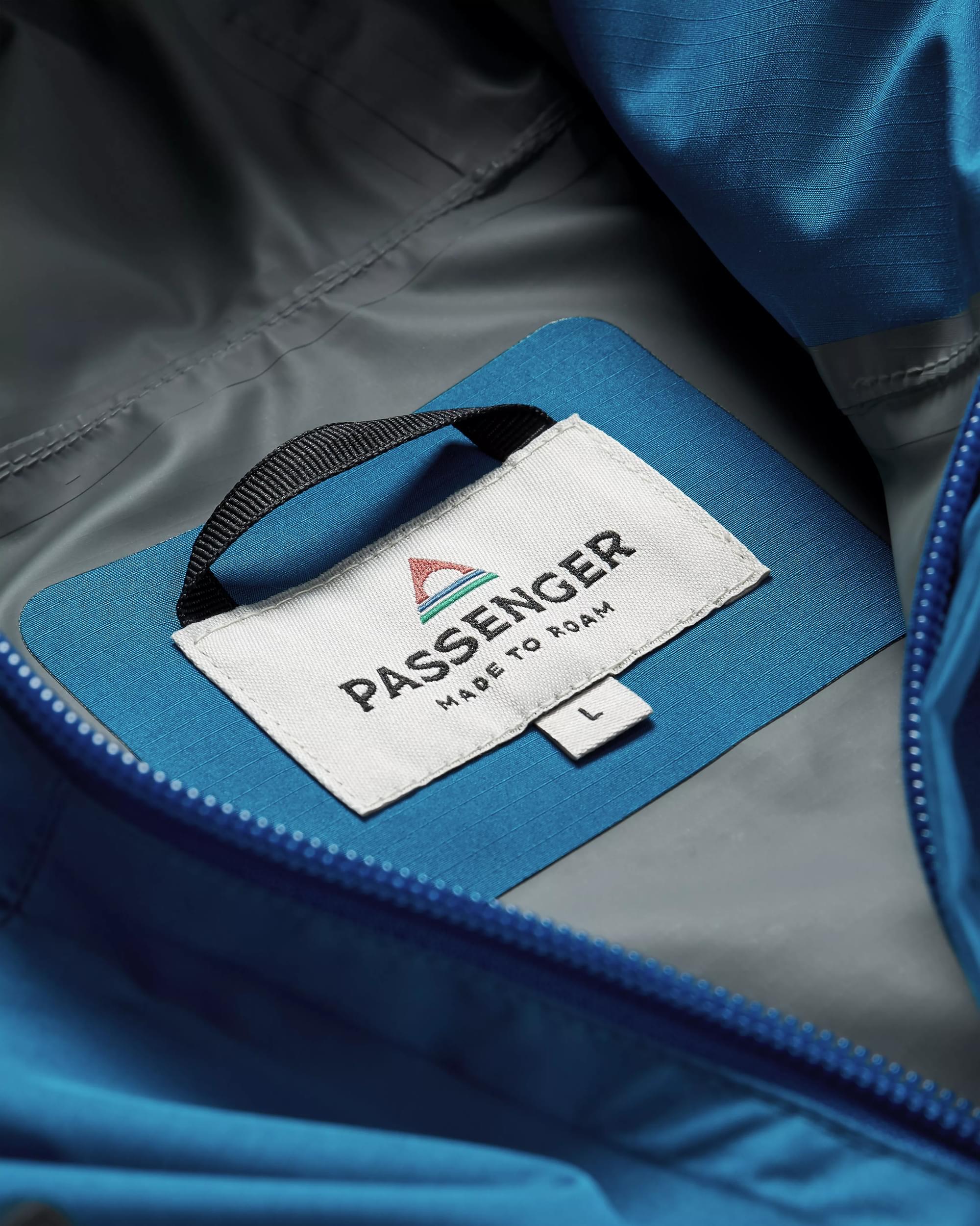 Season Water Resistant Recycled Jacket - Corsair Blue/ Apricot