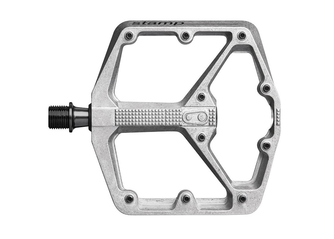 Crank Brothers Stamp 2 Large Platform Pedals - Raw Silver