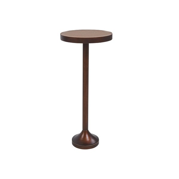 COZAYH Pedestal Small Drinking Table， Contemporary Side Table