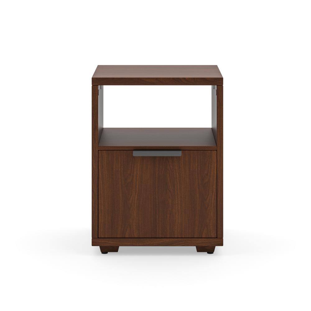 HomeStyles Merge Brown Walnut Personal Storage File Cabinet 5450-01