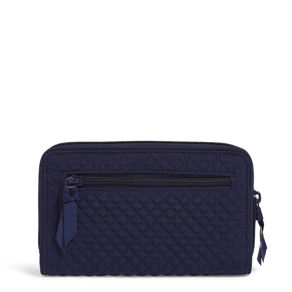 Vera Bradley  RFID Turnlock Wallet in Classic Navy