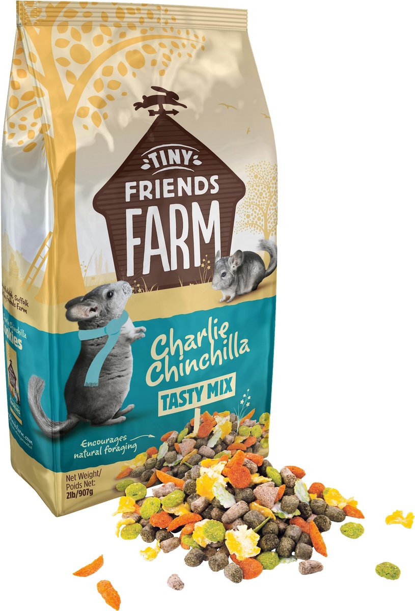 Tiny Friends Farm Charlie Chinchilla Food 2-lb bag