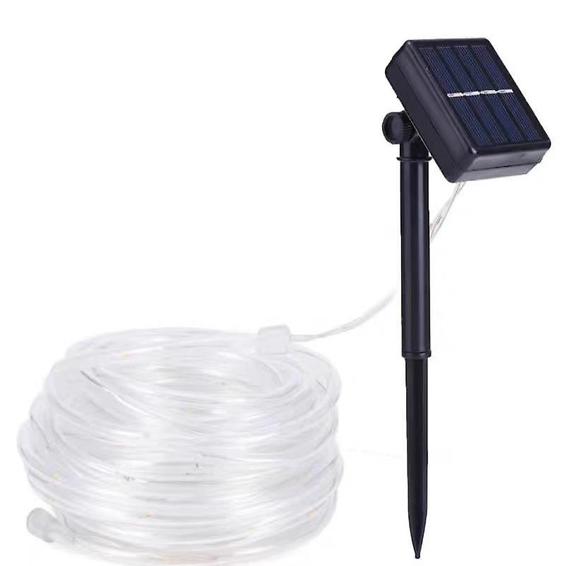 Solar Outdoor Led  Lighting Strings Waterproof Tube 200leds 8modes Yard Garden Decortion Christmas For Wedding Party Holiday