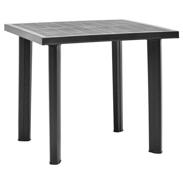 vidaXL Patio Table Anthracite 31.5