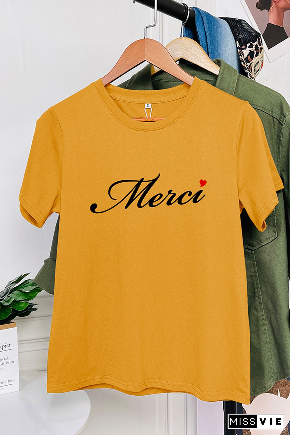 Merci Graphic Tee Wholesale