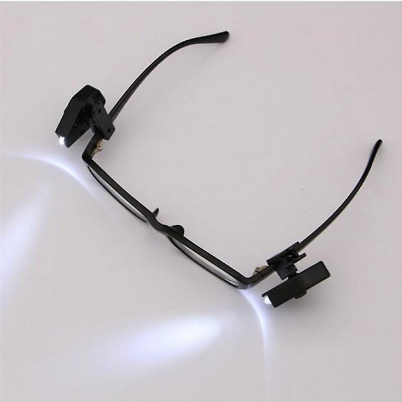 2pcs Flexible Book Reading Lights Lamp Night Light For Eyeglass And Tools Universal Portable