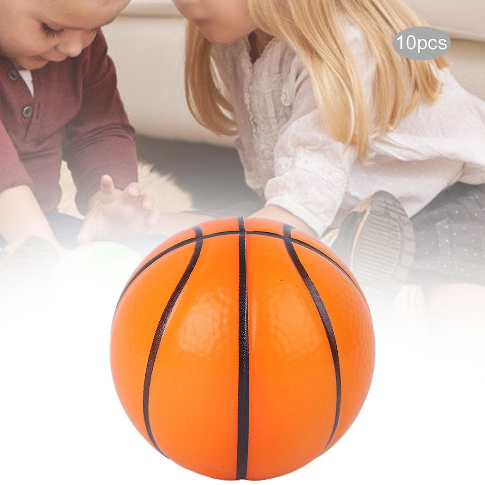 10pcs 63mm Ball Football Toy Decompression Educational Toy For Children Adultorange