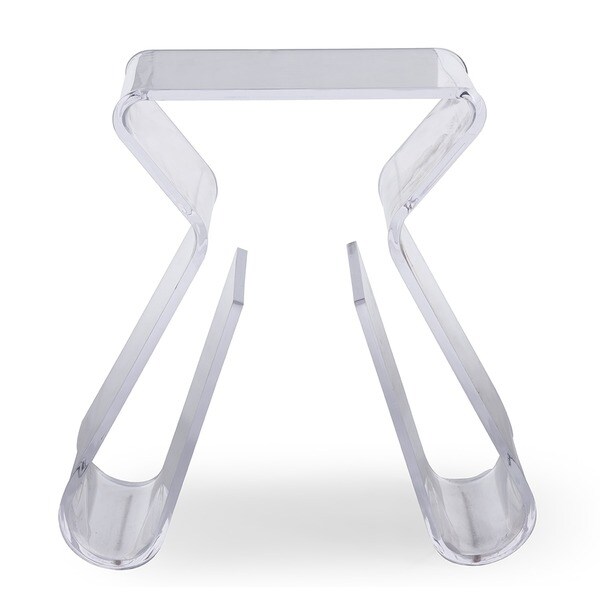 Alec Acrylic Stool/ End Table