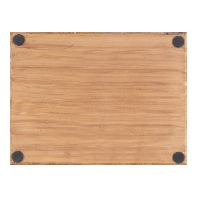 Kate And Laurel Ehrens Tray 13x17 Natural And Black