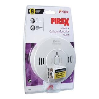 Kidde Firex Battery Operated Combination Smoke and Carbon Monoxide Detector with Voice Alarm and Front Load Battery Door 21029923