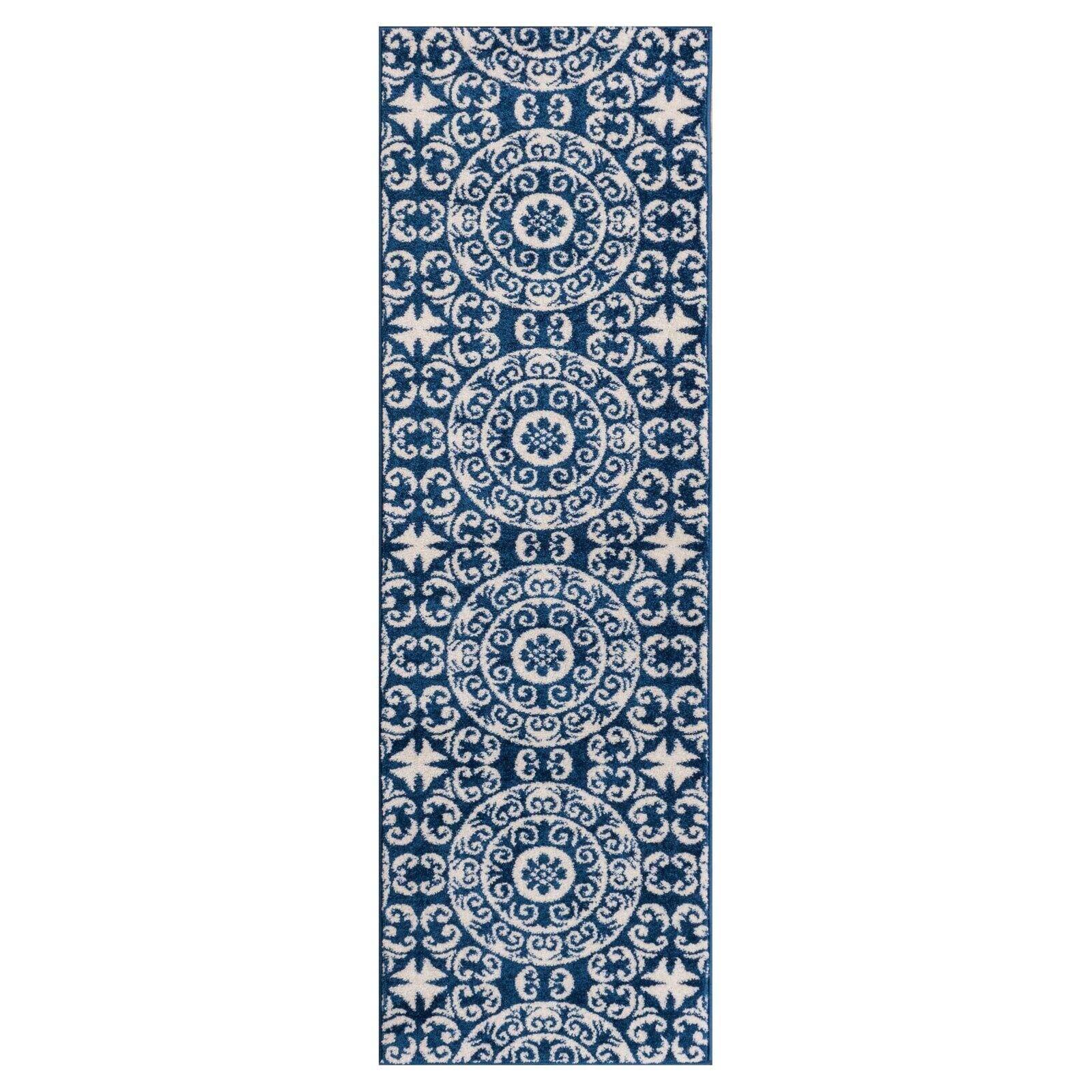 Well Woven Sydney Traditional Nautical Area Rugs, Blue