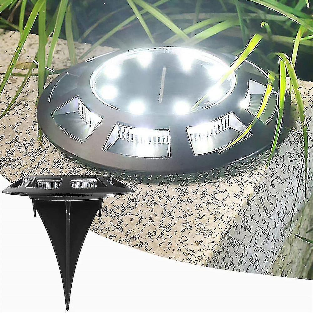 1/4 Solar Ground Light， Waterproof Solar Garden Light， Outdoor Buried Light， Path， Yard， Deck， Lawn，