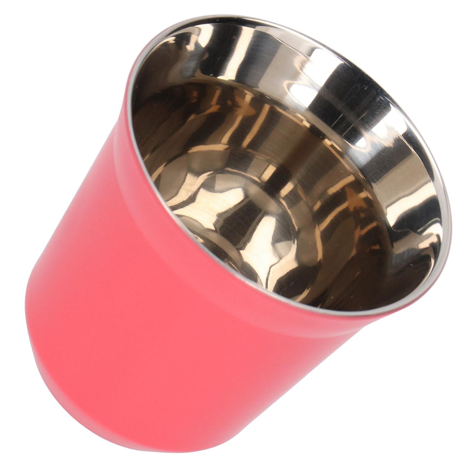 Coffee Mug 304 Stainless Steel Portable Tea Cup For Camping Traveling Kitchen Accessories 80ml Rose Rouge