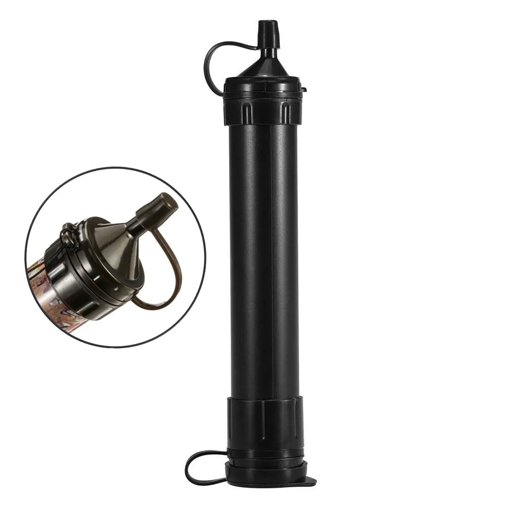 Personal Water Filter 4500L UF Camping Hiking Water Straw 0.01 Micron Outdoor Survival Kit Emergency Water Purifier Straw