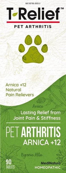 MediNatura T-Relief Arnica +12 Homeopathic Medicine for Joint Pain/Arthritis for Cats