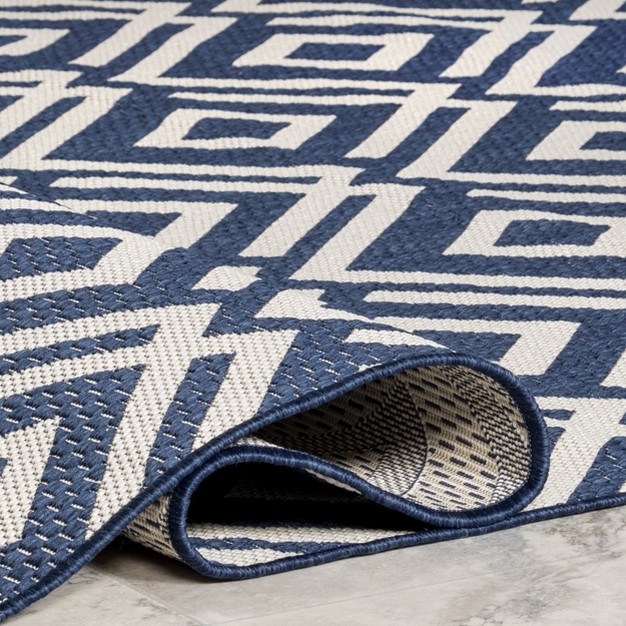 Nuloom Jayne Geometric Diamond Indoor outdoor Area Rug