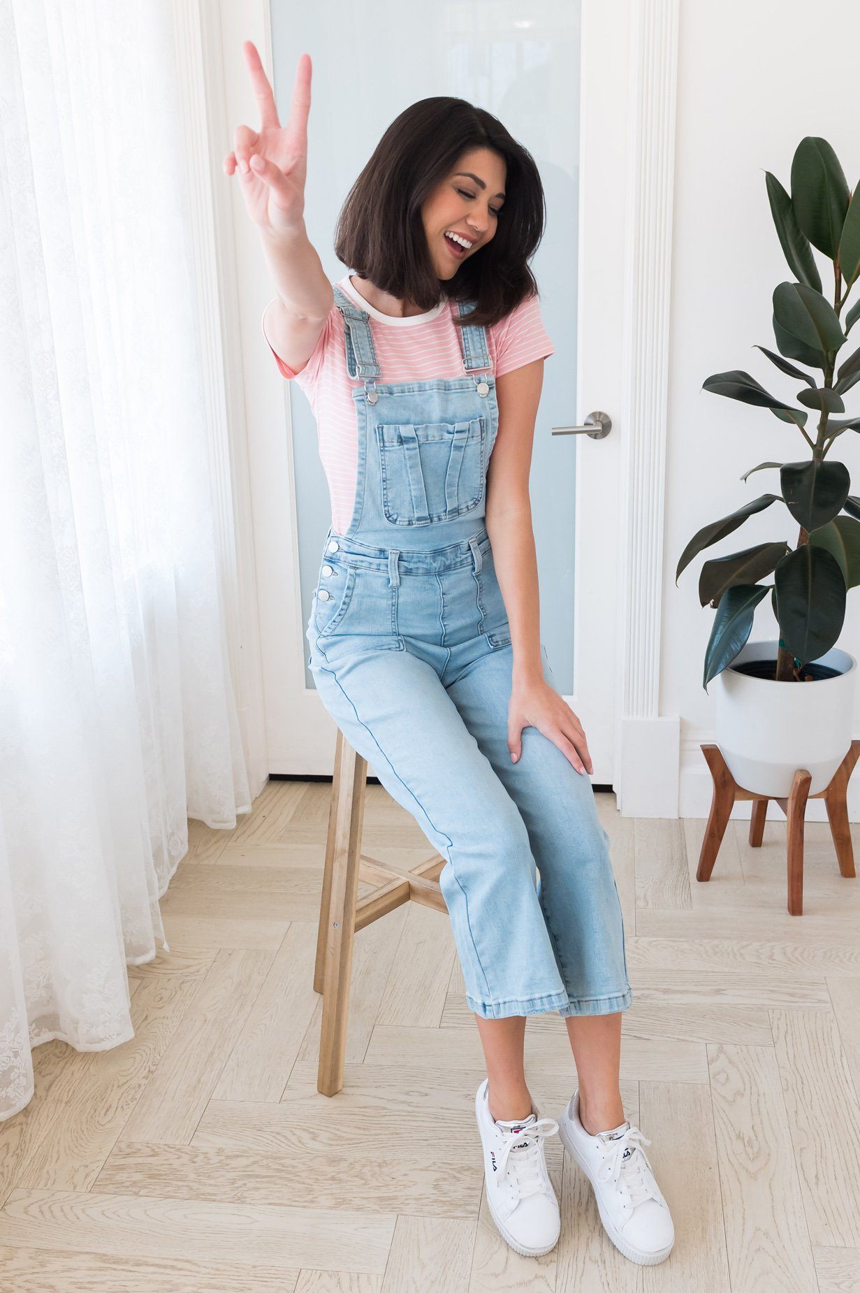 The Vega Modest Denim Overalls