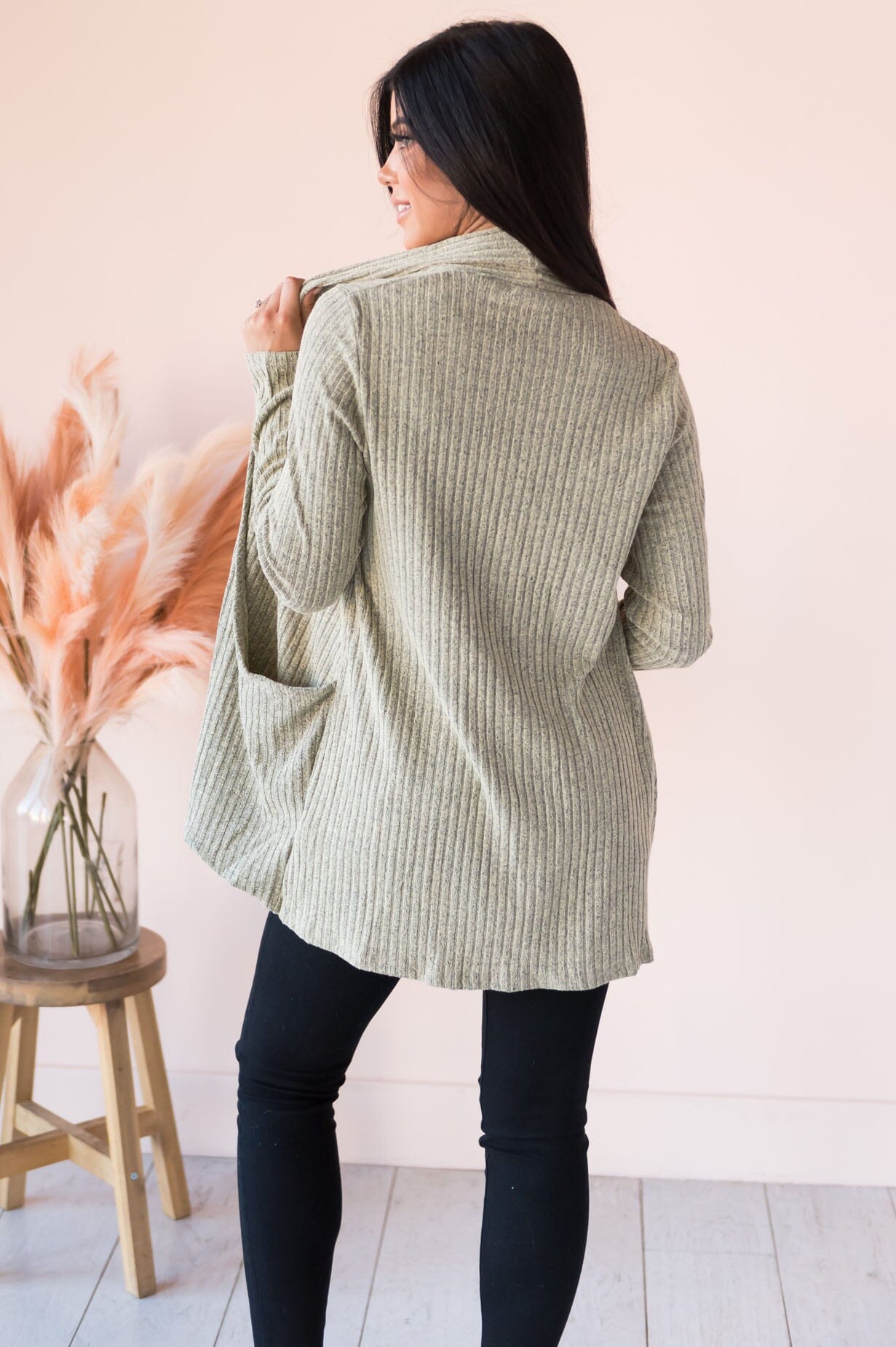 Singing To My Soul Modest Pocket Cardigan