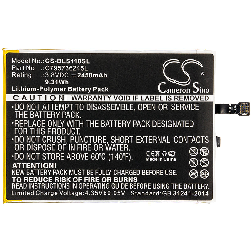 BLU S0110 Studio One Replacement Battery BatteryClerkcom Mobile Phone