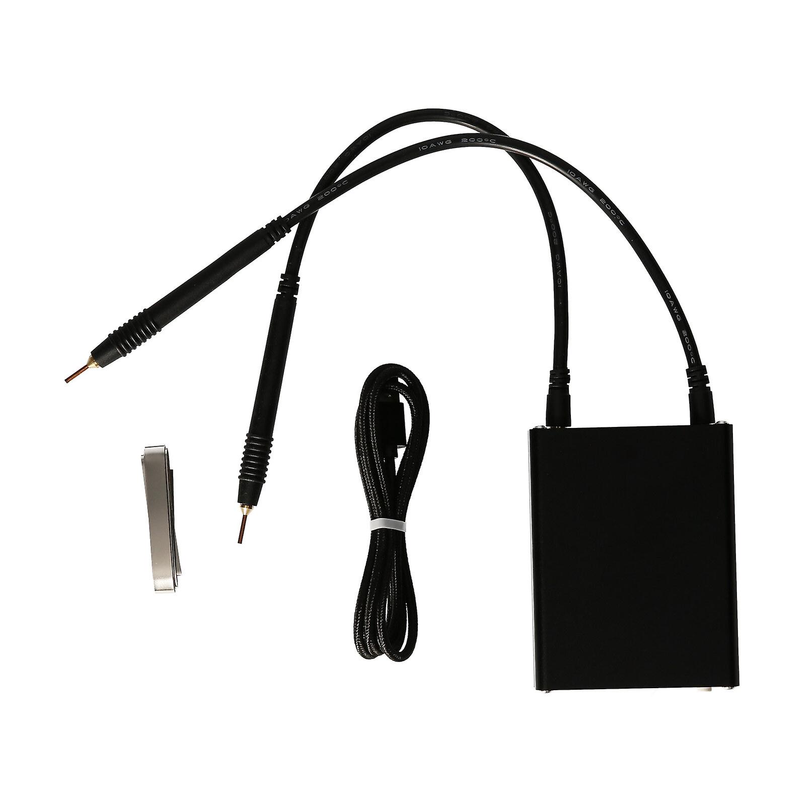 Black Spot Welder， 9 Gears Adjustable Handheld Portable Diy Mini Spot Welding Machine With Quick Release Pen Nickel Plate， 18650 Battery Spot Welder M