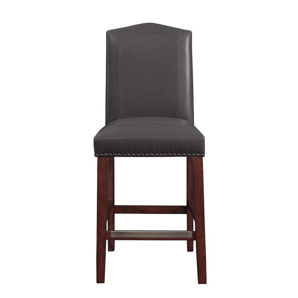 Claren Faux Leather Counter Stool by Greyson Living