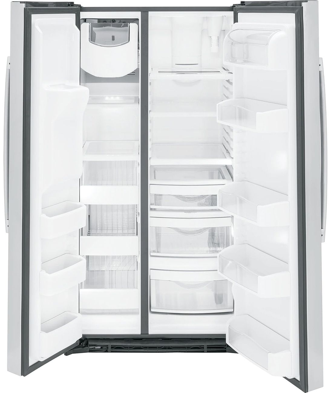 GE Profile ENERGY STAR 25.3 Cu. Ft. Fingerprint Resistant Stainless Steel Side-By-Side Refrigerator