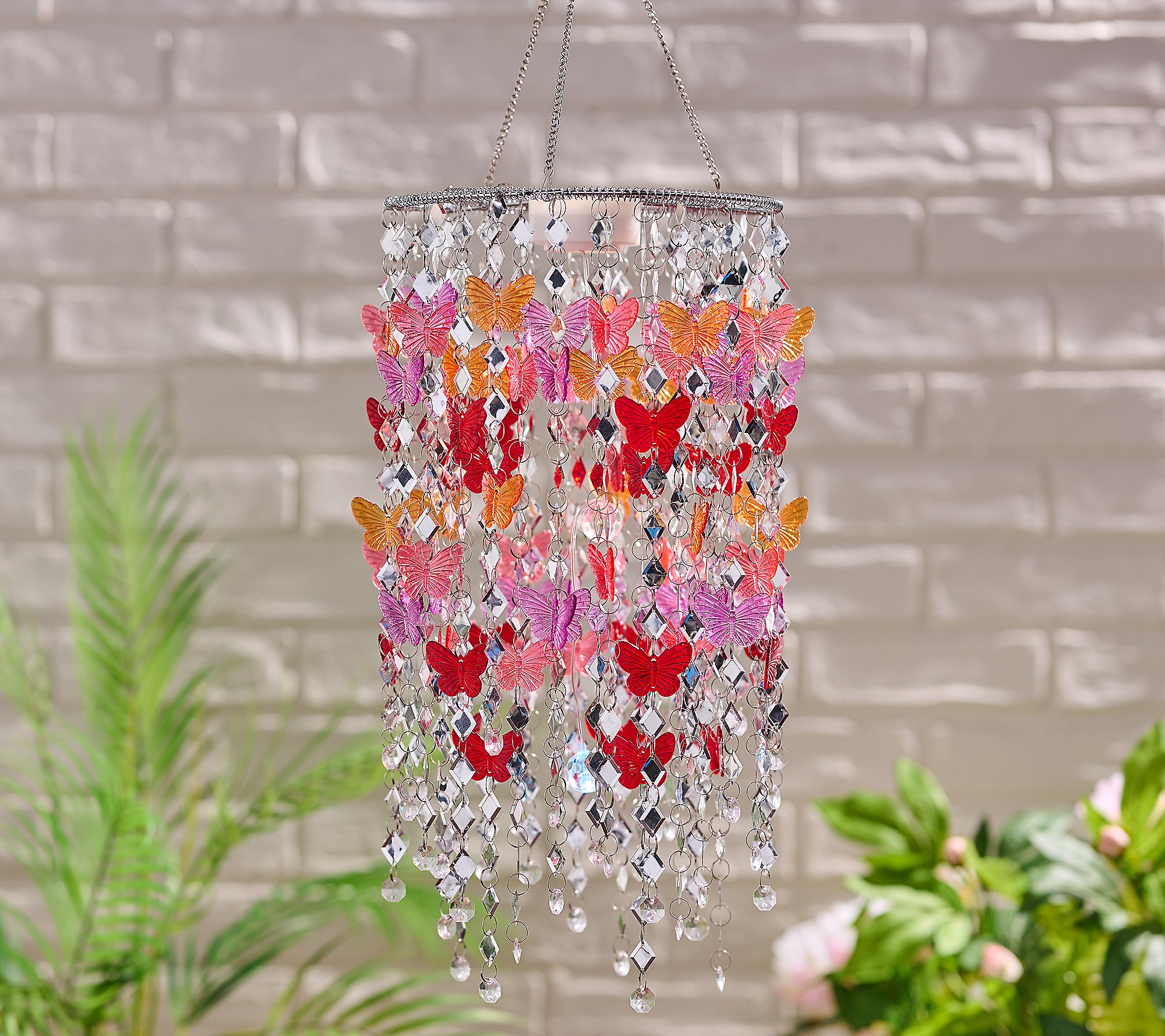 Ultimate Innovations Multi-Color Butterfly Chandelier