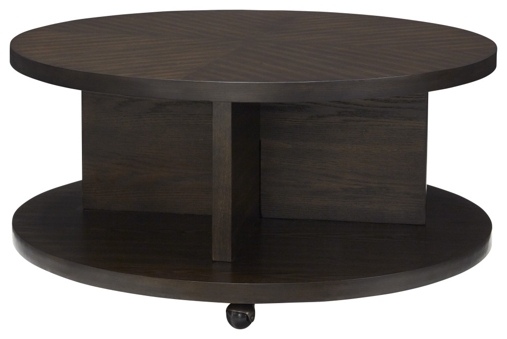 Grove Park Round Cocktail Table   Transitional   Coffee Tables   by HedgeApple  Houzz