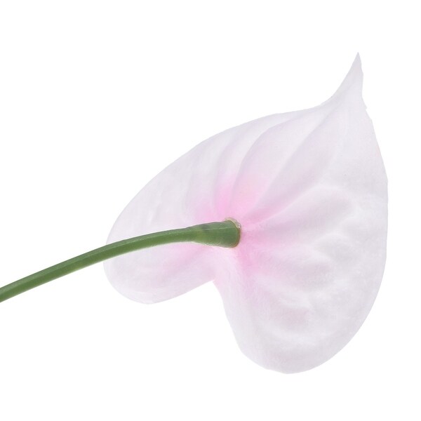 10Pcs 13 Artificial Anthurium Lily Flowers Floral Bouquet Decor