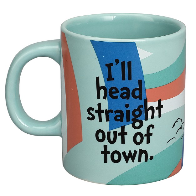 Dr Seuss Oh The Places You x27 ll Go I x27 ll Head Straight Out Of Town 16 Oz Ceramic Mug