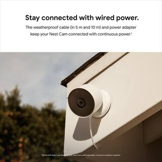 Google Nest Cam (Battery) - Indoor and Outdoor Wireless Smart Home Security Camera GA01317-US