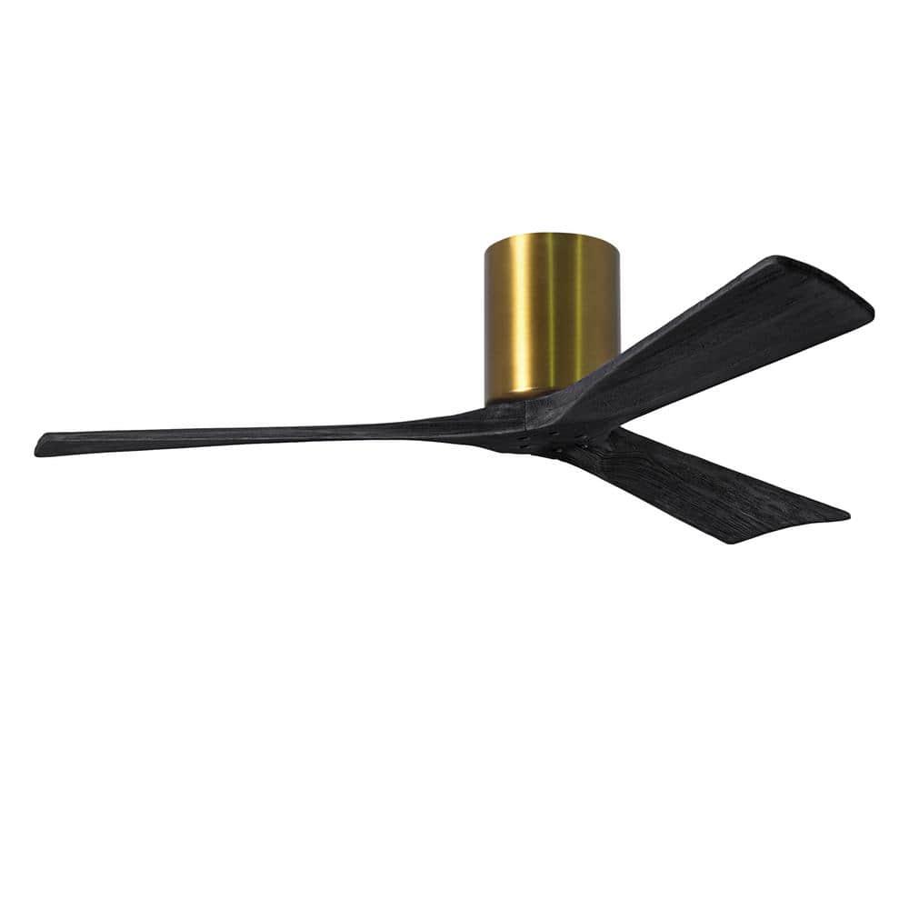 Matthews Fan Company Irene3H 52 in IndoorOutdoor Brushed Brass Ceiling Fan